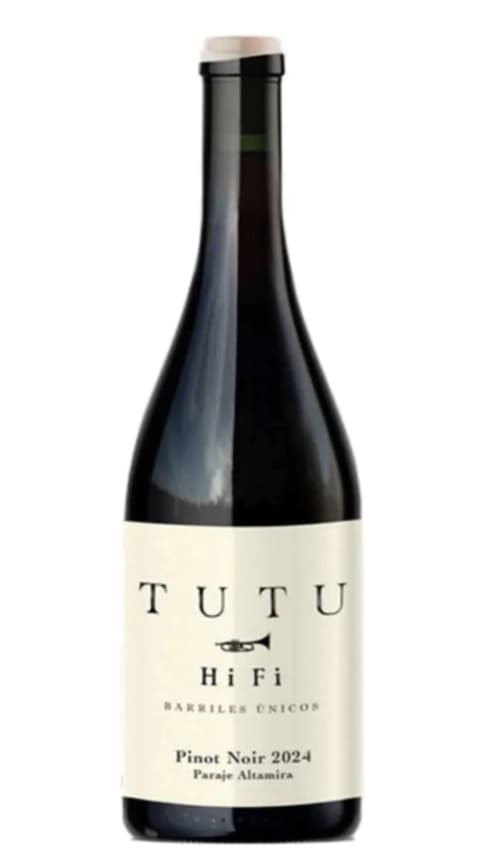 Tutu Wines Hi Fi Barriles Únicos Pinot Noir 2024