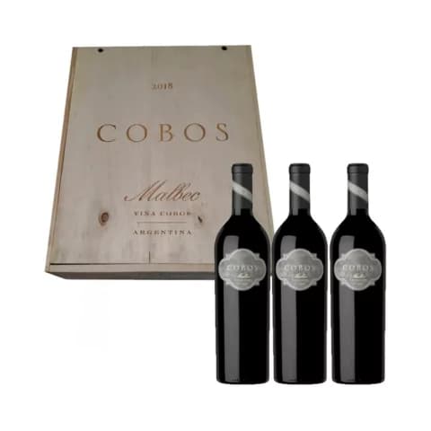 COBOS MALBEC CAJA x 3 UN