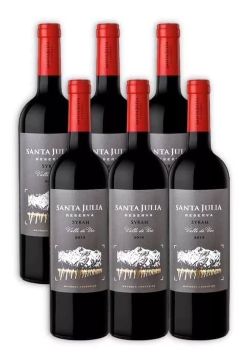SANTA JULIA RESERVA SYRAH CAJA X 6 UN