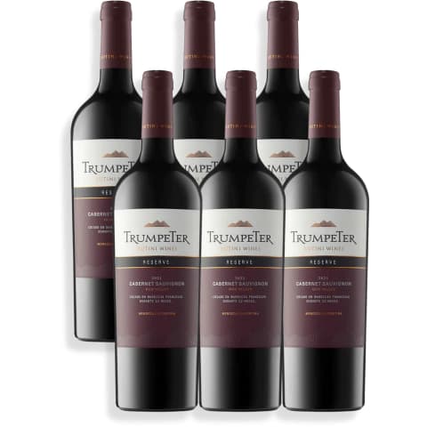 TRUMPETER RESERVE CABERNET SAUVIGNON - CAJA X 6 UN