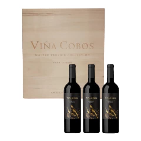 VIÑA COBOS TERROIR COLLECTION MALBEC ESTUCHE X 3 UN