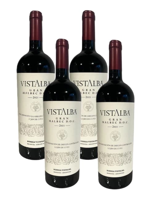 VISTALBA GRAN MALBEC CAJA X 4 UNIDADES