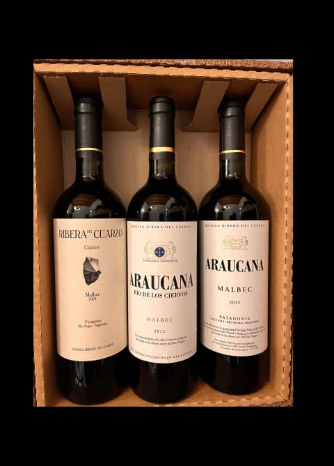 Triada de Malbec de Ribera del Cuarzo