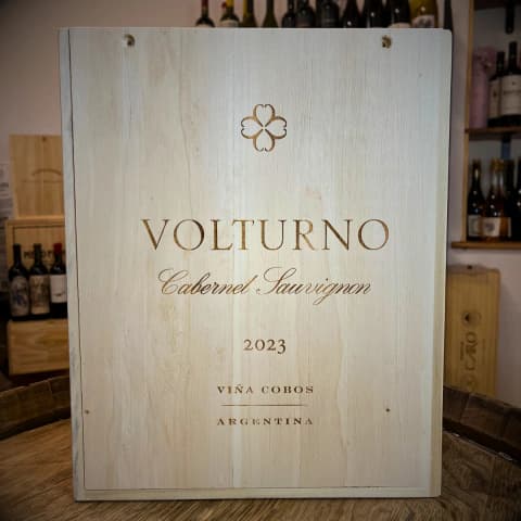Volturno Cabernet Sauvignon 2023 | Viña Cobos Estuche x3 (Madera)