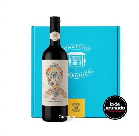 Caja Estuche Chateau Subsónico Malbec por 4 botellas de BODEGA FALASCO
