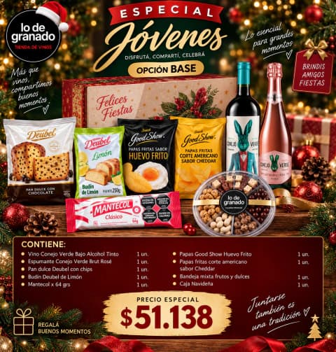 Caja Navideña JÓVENES – BASE