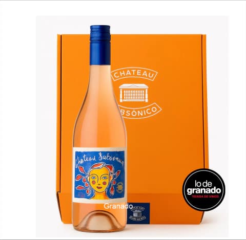 Estuche Chateau Subsónico Naranjo por 4 botellas