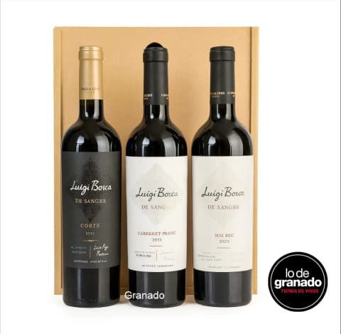 Estuche Luigi Bosca Madera 3 Botellas - Colección De Sangre