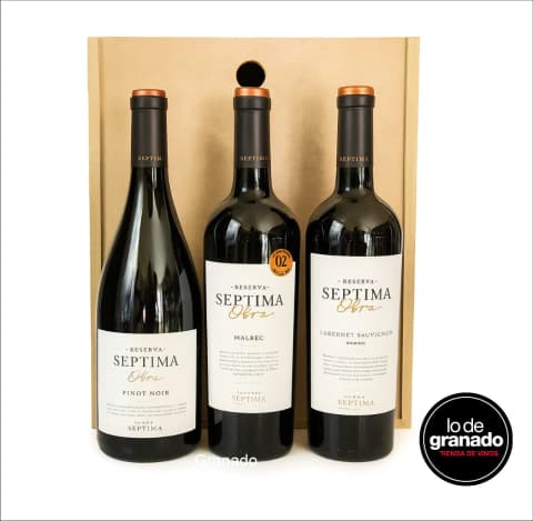 Estuche Séptima Madera 3 Botellas - Colección Séptima Obra