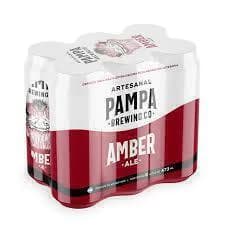 PAMPA BREWING AMBER ALE 473cc x6