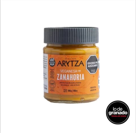Arytza Mayonesa de Zanahoria Vegana