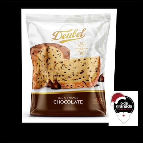 Pan Dulce Deubel con Chip de chocolates