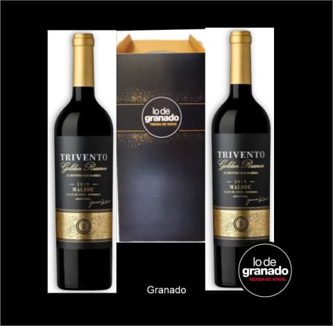 Estuche Trivento con 2 vinos Golden Reserve