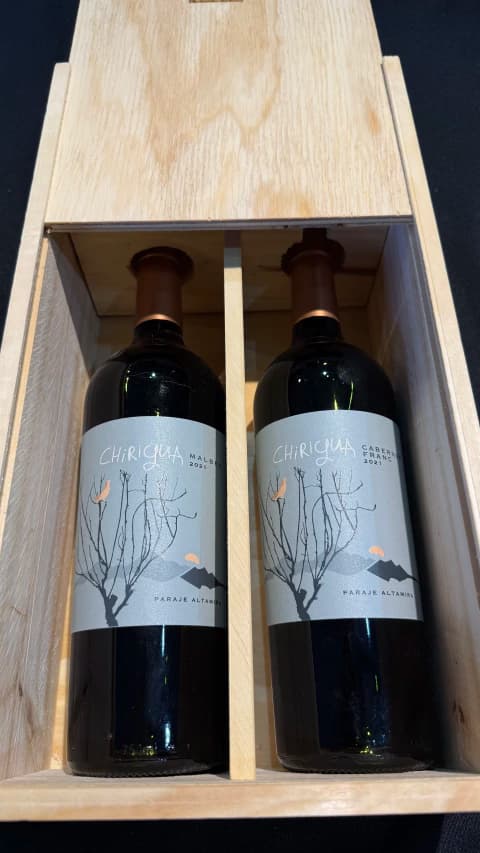 Box 2 - Caja de Madera con 2 Vinos de Fileni Wines