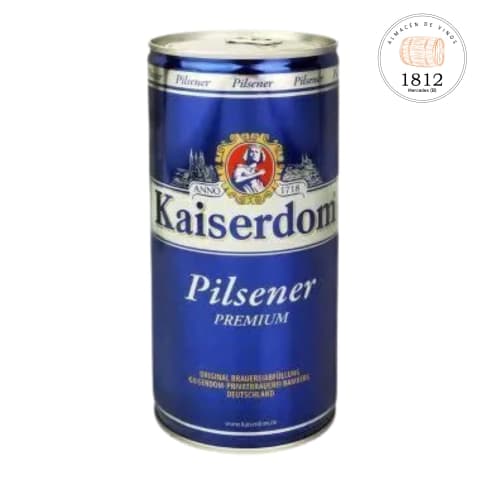 Cerveza Kaiserdom Lata 1l Pilsener