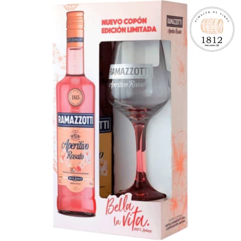 Ramazzotti Rosato + Copa - Estuche