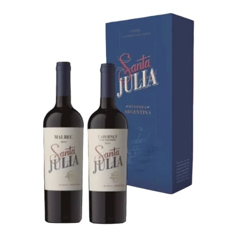 Estuche Santa Julia Malbec - Cabernet 2 x 750 Cc