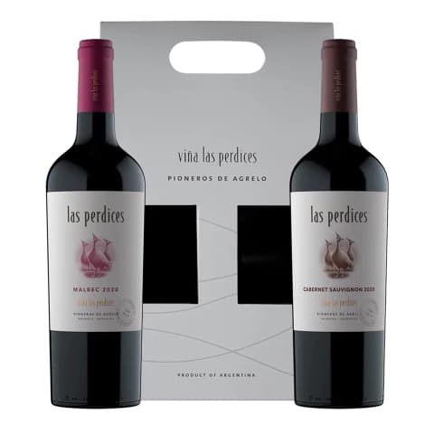 Estuche Las Perdices 2 Malbec-Cab 750 Cc