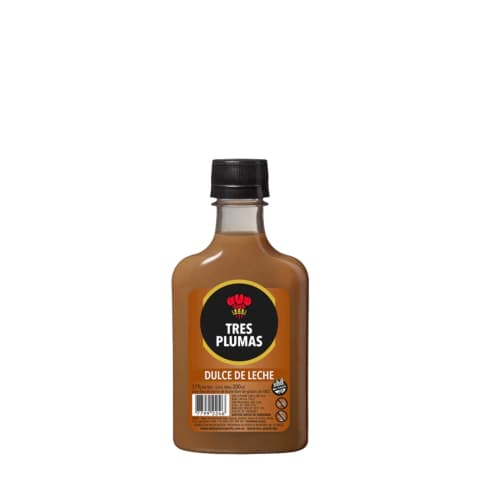 Petaca Tres Plumas Dulce De Leche 200 Cc