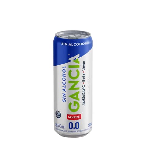 Lata Gancia Soda Limon Cero Alcohol 473 Cc