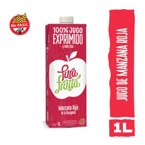 Pura Frutta Manzana Roja 1lts