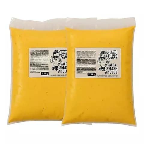 2 Bolsas X 2.5 Kg Alcaraz Salsa Smash Club Pepino Y Tomate