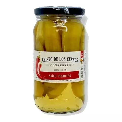 Ajies Picantes Cristo De Los Cerros En Vinagre Alcohol 300gr