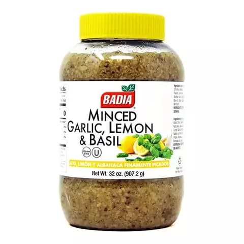 Badia Ajo Limon Y Albahaca Picado En Agua 907,2g Origen Usa