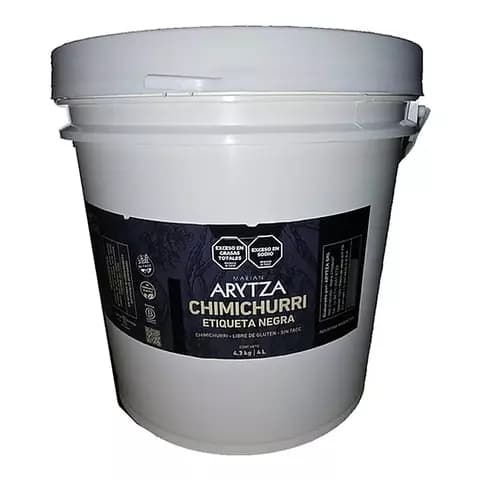 Balde Arytza Chimichurri Etiqueta Negra X 4.500 Grms