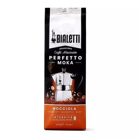 Café Molido Bialetti Perfetto Moka Nocciola 250 Gr Avellana