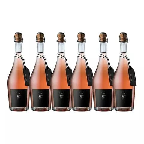 Champagne Alma Negra Rose Brut Nature X750cc Caja X6