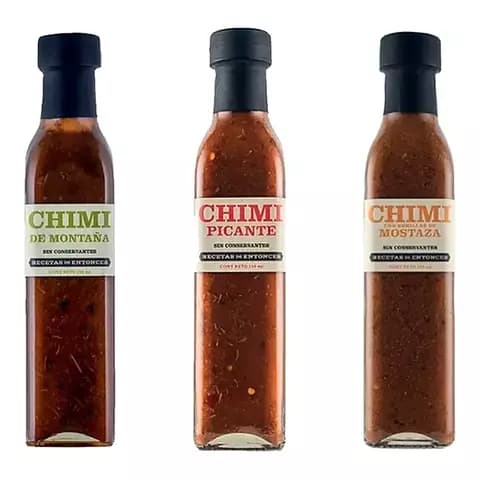 Combo Degustacion Chimichurri Recetas De Entonces 3x250 Ml