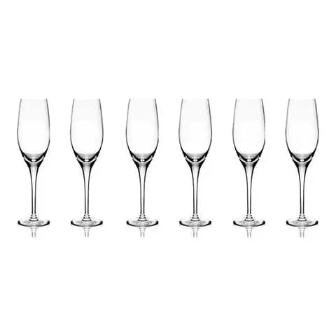 Copa Cristal Champagne Blade Transparente X250 San Carlos X6