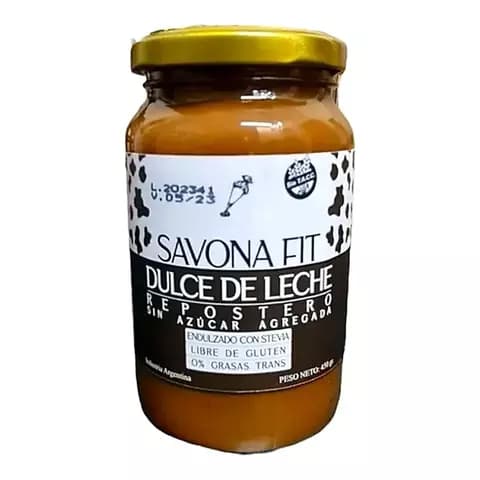 Dulce De Leche Repostero Con Stevia X 450 Gr - Savona Fit