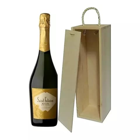 Estuche madera champagne Saint Felicien Nature x 1 unidad