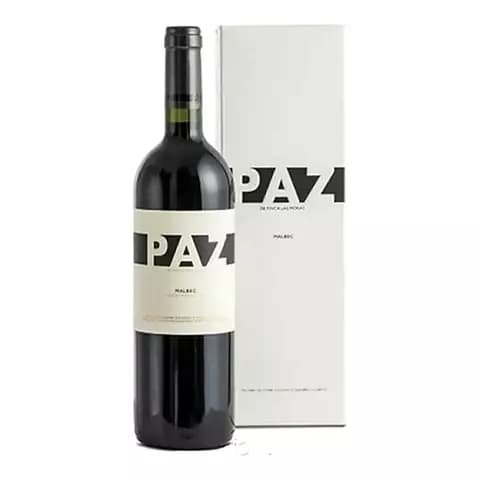 Estuche Vino Paz Malbec De Finca Las Moras X750cc