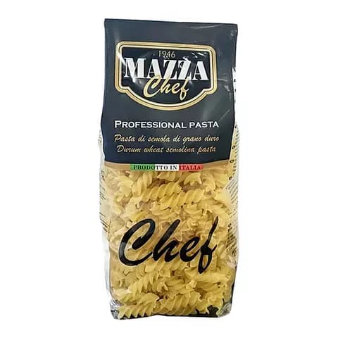 Fusilli Mazza Chef 500g Pasta Italiana Alimentari
