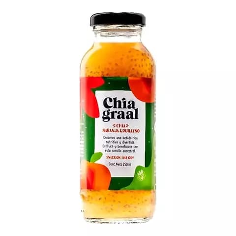Jugo Chia Graal De Naranja Durazno & Chia X 250ml