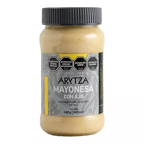 Mayonesa Arytza Con Ajo X 340 Gramos