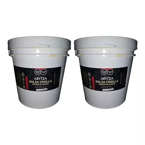 Pack 2 Baldes Arytza Salsa Criolla X 2.900 Grms Gastronomia