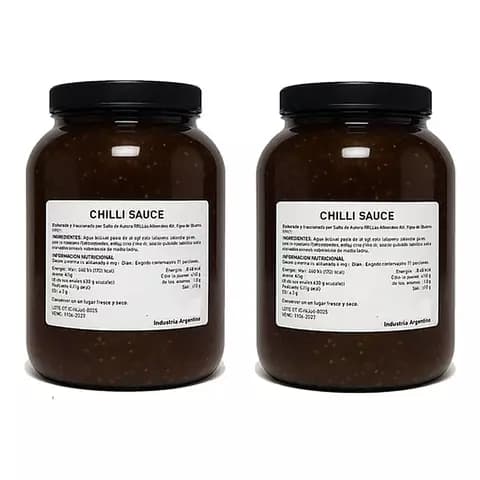 Frasco Chilli Sauce Narda Lepes X2500grms De Alcaraz