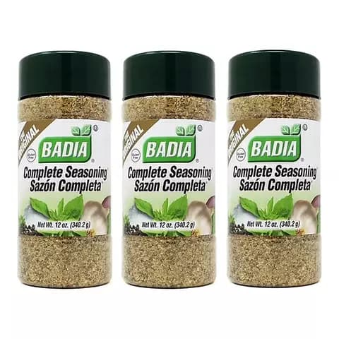 Pack 3 Badia Condimento Sazón Completa 340.2g Usa Sin Tacc