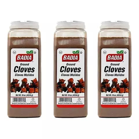 Pack 3 Clavos De Olor Molidos Ground Cloves Badia X 453.6 Gr