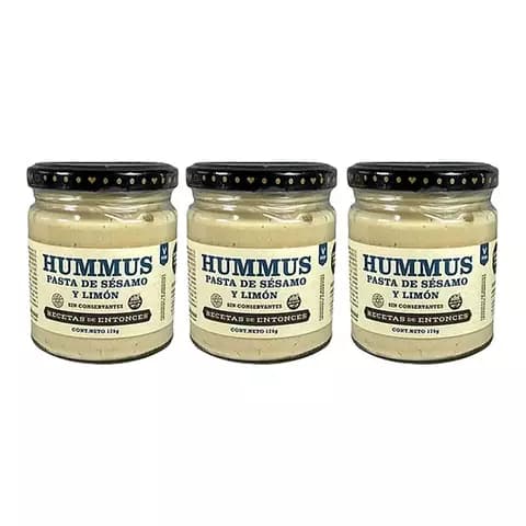 Hummus Sesamo Y Limon Recetas De Entonces X 175 Gr