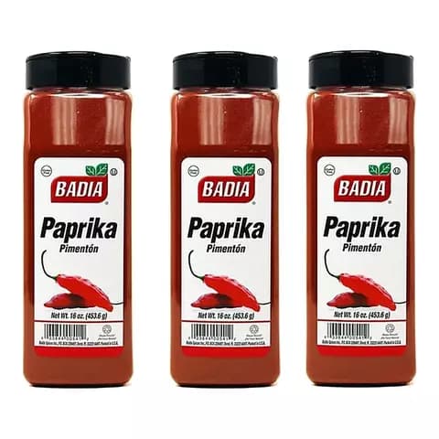 Pack 3 Pimenton Paprika Badia 453.6g Pimiento Paprika Usa