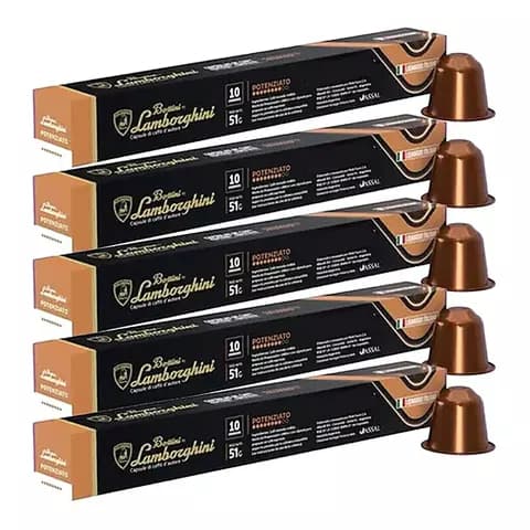 10 Capsulas Cafe Bottini Lamborghini Potenziato Para Nespresso