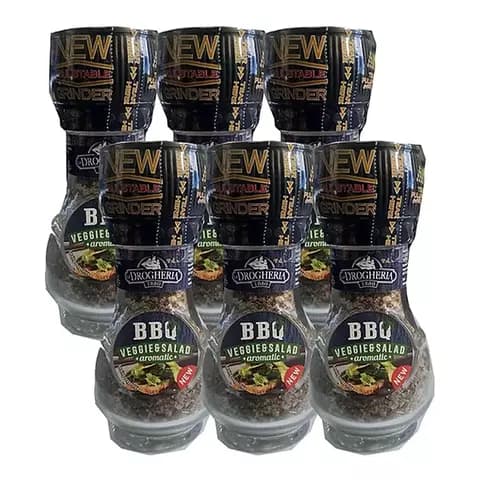Pack 6 Condimento Molinillo Drogheria Bbq Veggie Salad X 55g