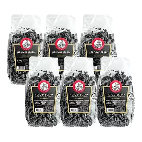 Fusilli San Giorgio Negro Nero Di Seppia X500grms