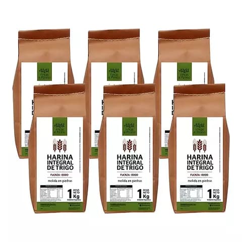 Harina Fincas El Paraíso De Trigo De Fuerza Tipo 0000 X1kg.