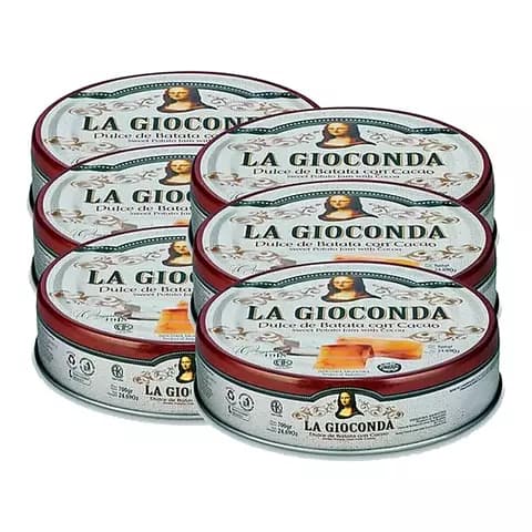 Pack 6 Latas La Gioconda Dulce De Batata Con Cacao X700g